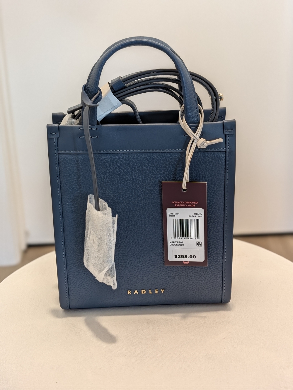 Radley London Alba Place Leather Mini Ziptop Crossbody #radley #handbag